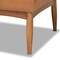 Baxton Studio Arvid Mid-Century Modern Tan Faux Leather and Walnut Brown Finished Wood 3-Piece Dining Nook Set 175-10837-9305-Zoro - alternate 10